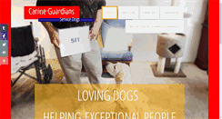 Desktop Screenshot of canineguardians.org