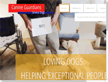 Tablet Screenshot of canineguardians.org
